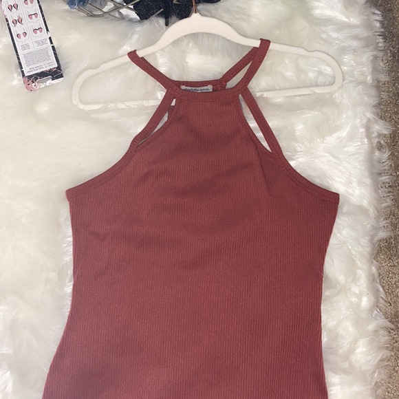 DRESS MIDI - RUST - Picture 2 of 4